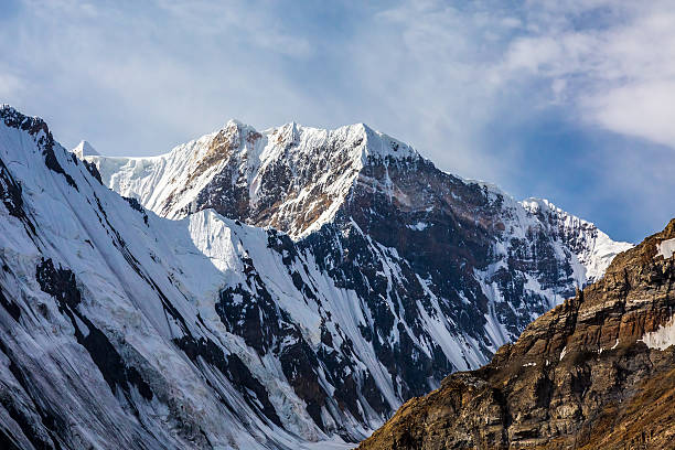аэрофотоснимок центральной азии горный ландшафт - kazakhstan glacier snow mountain view стоковые фото и изображения