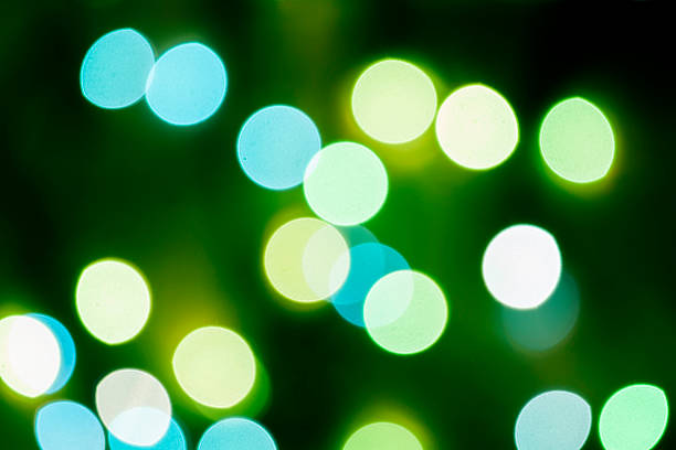 istock Multicolored defocused bokeh blurry lights, Christmas lights 492933892