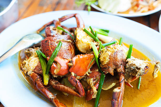 istock Curry brab thai food in soft light 492936308