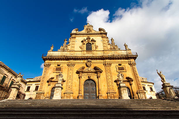 istock Duomo di San Pietro (Saint Peter), Golden Hour, Modica, Sicily 492939134