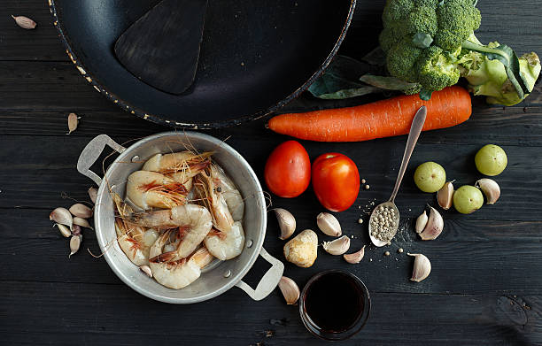 gotowania składnikiem - asian cuisine close up garlic vegetable zdjęcia i obrazy z banku zdjęć