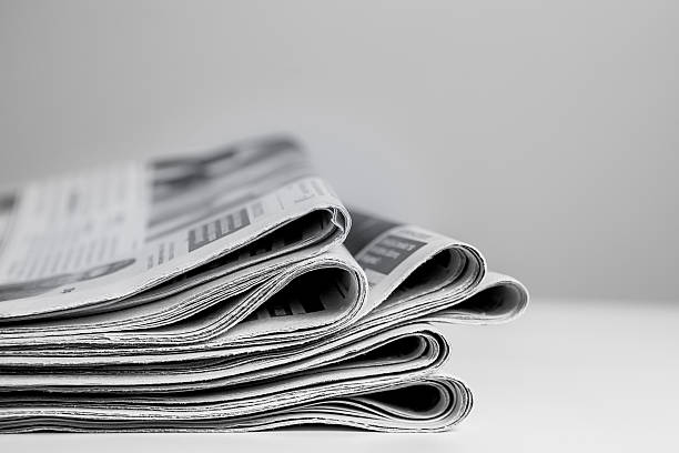 istock Newspapers stacked one on the other 492939448