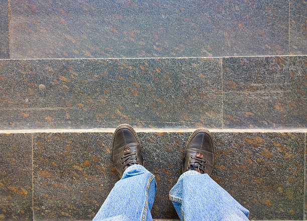 istock Feet on the stairs. 492941888