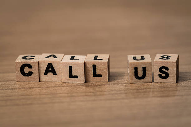 istock Call us in wooden cubes 492943550