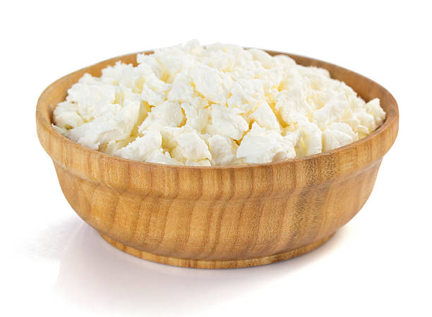 istock cottage cheese in bowl on white 492956124