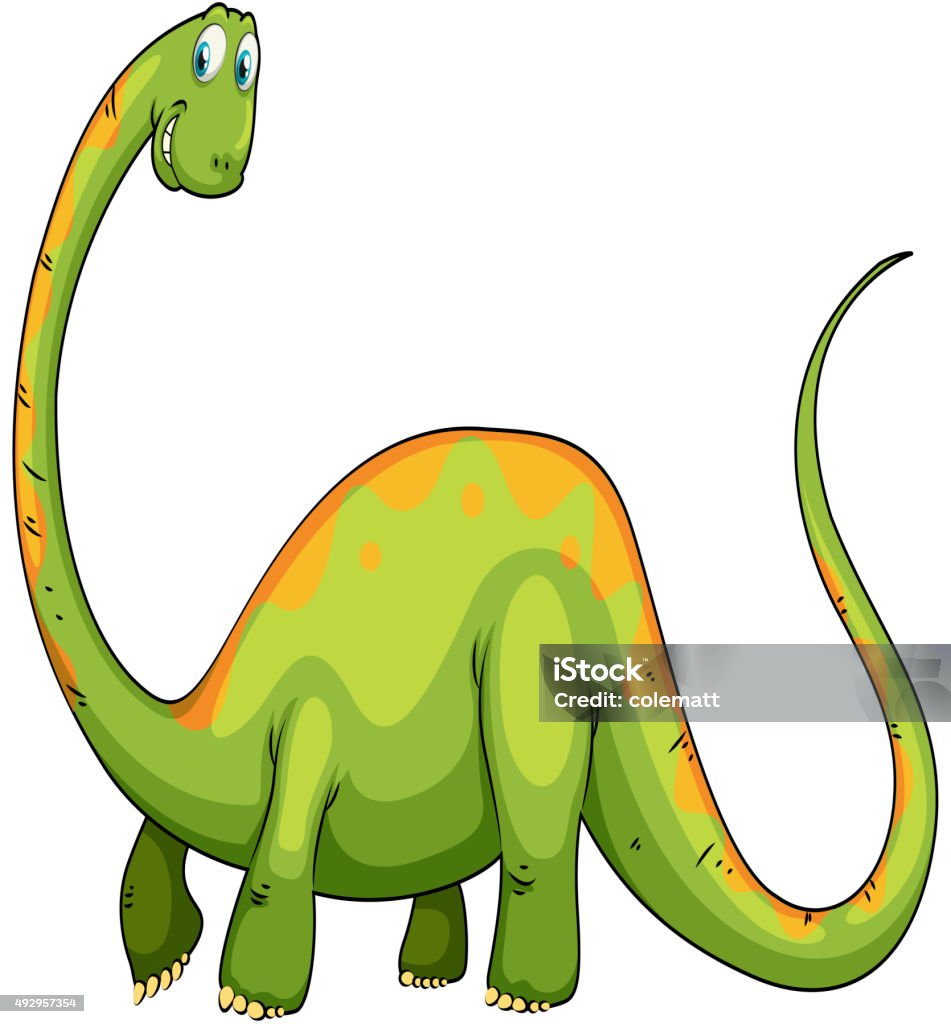 Ilustración de Dinosaur Con Extremo De Cuello Largo y más Vectores Libres  de Derechos de 2015 - 2015, Animal, Animal extinto - iStock