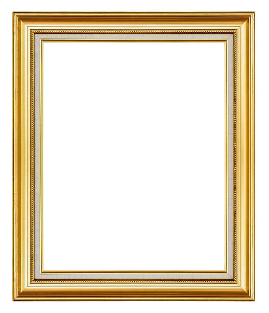 istock Gold frame,wooden frame for painting or picture 492957420