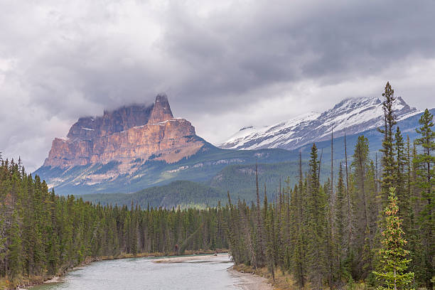 istock Castle Mountain in Banff National Park, Canada 492959166