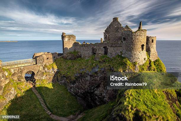 Dunluce Castle Stock Photo - Download Image Now - Castle, Northern Ireland, Irish Culture