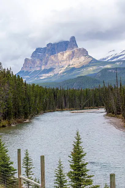 Photo of Castle Mountain in Banff National Park, Canada