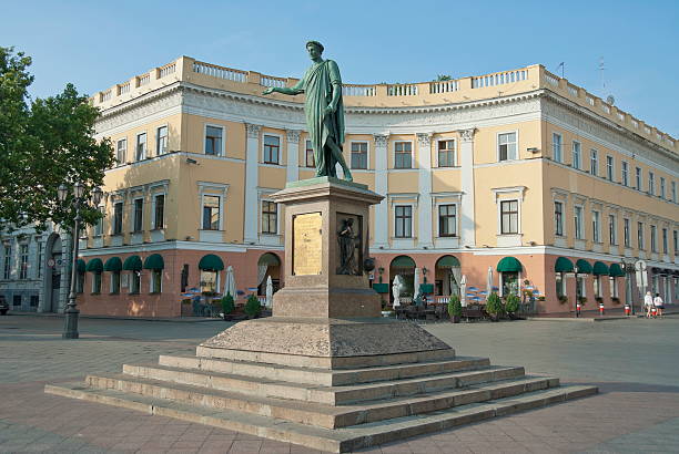 istock Monument  to Duke de Richelieu in Odessa, Ukraine. 492963241