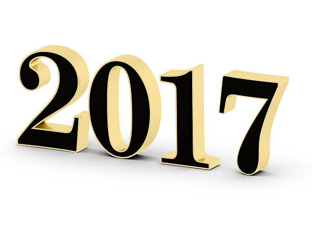 istock Year 2017 in 3D golden-black word 492963286