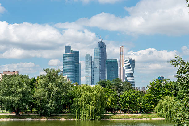 istock Moscow Skyline modern buildings 492964388