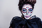 Halloween Sugar skull creative make up