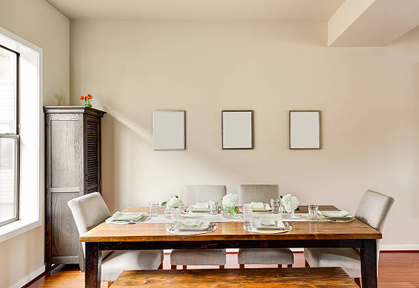 istock Dining Room Table Detail in New Home 492965426