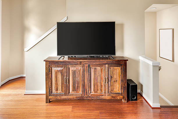 istock Television and Hutch in New Home 492965480