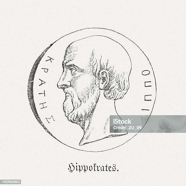 Hippokrates Von Cos Stock Vektor Art und mehr Bilder von Hippokrates von Kos - Hippokrates von Kos, Altertümlich, Antike Kultur