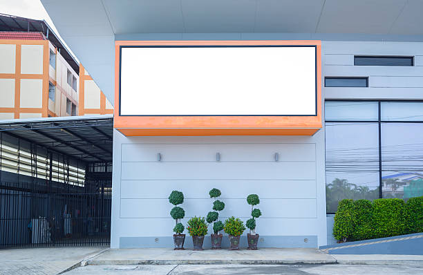 istock Blank billboard on the building. Useful for your advertisement 492966214