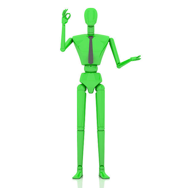 istock 3d render businessman showing OK hand sign 492966413