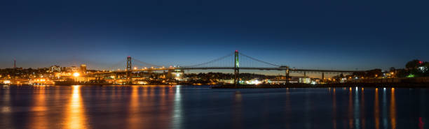istock Panorama of Angus L. Macdonald Bridge 492967590