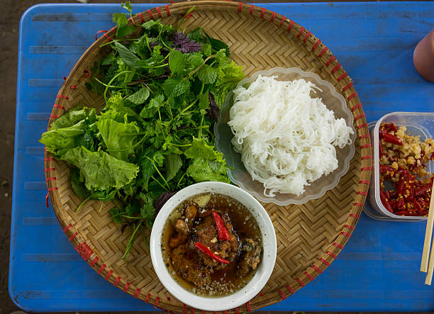 istock Grilled chopped meat with vermicelli 492968299