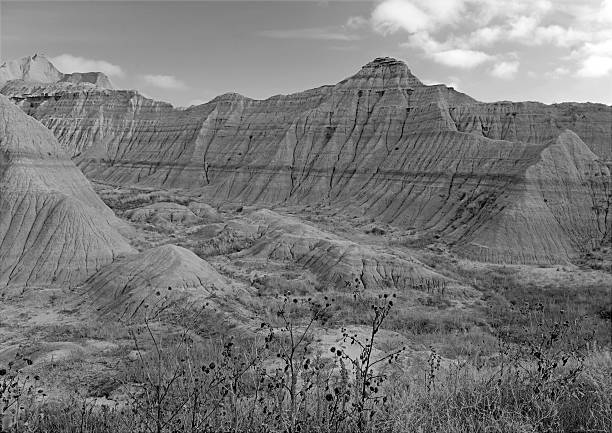istock Harsh and remote Badlands landscape, South Dakota 492969966
