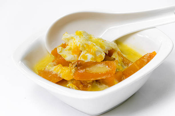 istock Thai dessert,pumpkin in coconut milk 492980752