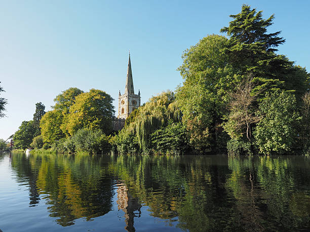 istock Holy Trinity church in Stratford upon Avon 492986616
