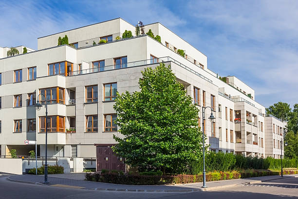 istock Modern apartment building, Warsaw 492987360