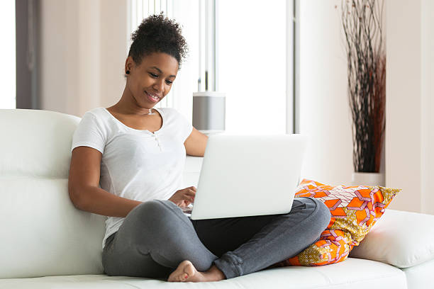 istock African American student girl using a laptop computer 492991370