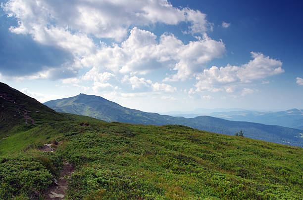 istock evening mountain plateau landscape (Carpathian, Ukraine) 493018240
