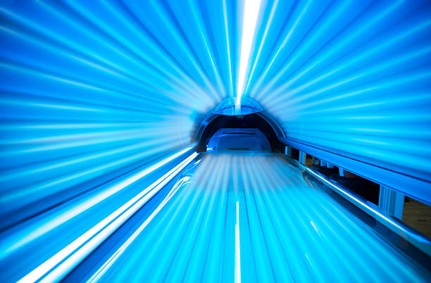 solarium Empty tanning bed solarium tanning bed stock pictures, royalty-free photos & images