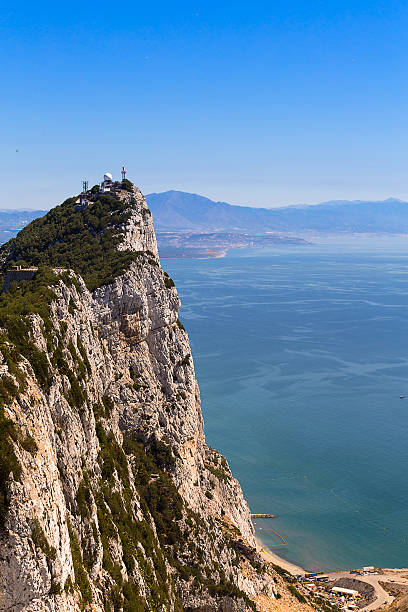 istock Gibraltar Rock and Mediterranean Sea 493020582