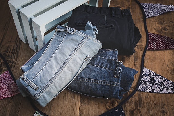 istock Set of various clothes and accessories for men 493020906