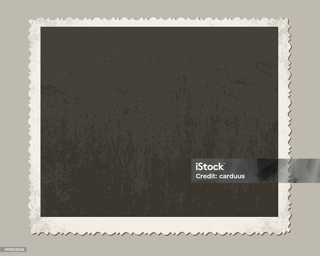 old photo simple vector illustration of old paper; Eps8;  zip includes aics2, high res jpg Picture Frame stock vector