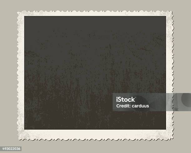 Old Photo Stock Illustration - Download Image Now - Picture Frame, Photographic Print, Border - Frame