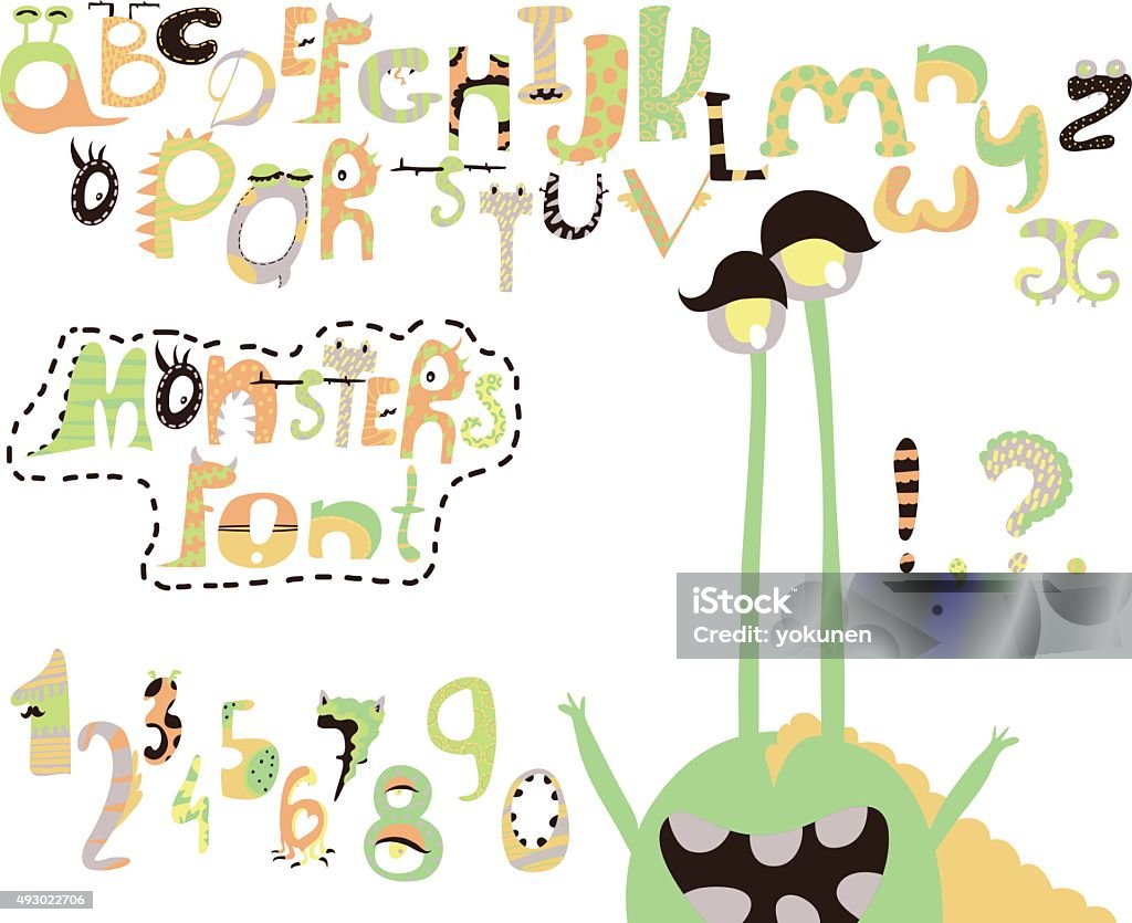 Vector Set Of Funny Monster Alphabet With Punctuation Marks Numbers Stock Illustration - Download Image Now - iStock Vector Set Of Funny Monster Alphabet With Punctuation Marks Numbers Stock Illustration - Download Image Now - iStock