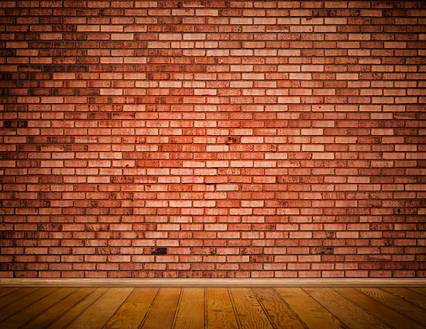 istock Brick wall and wooden floor background. 493025164