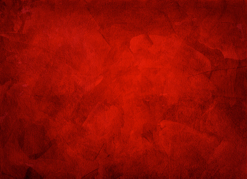 Artística varias capas Mano pintó fondo rojo photo