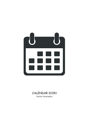istock Calendar icon in Flat design style. Vector 493031576