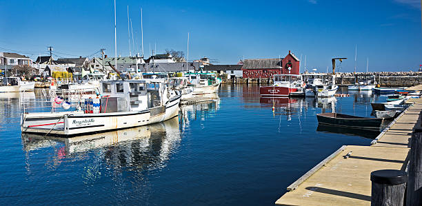 istock Rockport Harbor with the Fleet 493032440