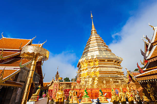 tempio di doi suthep - wat chiang man foto e immagini stock