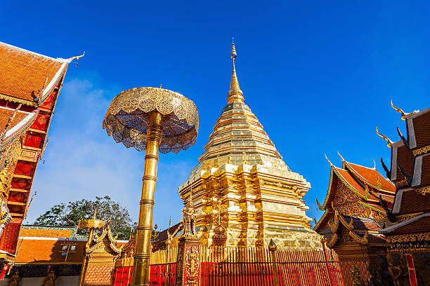 tempio di doi suthep - wat chiang man foto e immagini stock