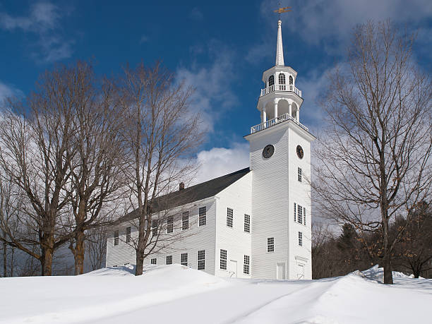 istock Old Meeting House, Strafford Vermont 493055676