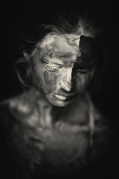 istock Woman With Paint On Face 493057518