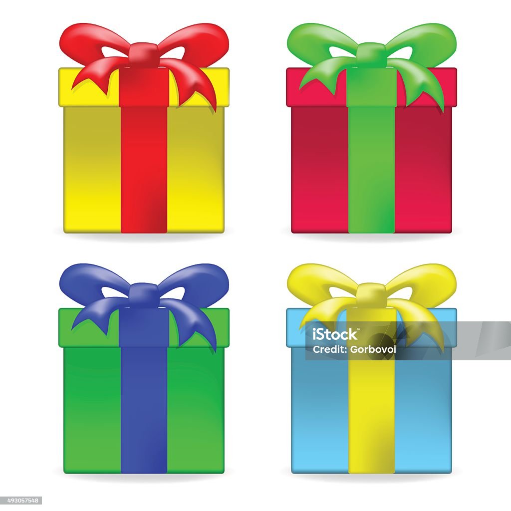 Vector Box Set Vector Gift Box Set Stock Illustration - Download Image Now - 2015 ...