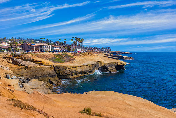 istock Rugged coastline Point Loma Sunset Cliffs Park, San Diego,(P) 493058810