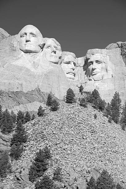 pomnik narodowy mount rushmore, black hills, south dakota, usa - mt rushmore national monument south dakota president day zdjęcia i obrazy z banku zdjęć