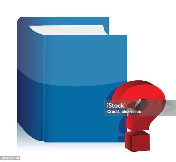 Question Book Design Book And Question Mark Illustration Design Stock Illustration ...