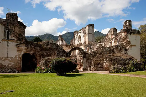 Photo of Entrance to Ruins of La Recoleccion, Antigua, Guatemala